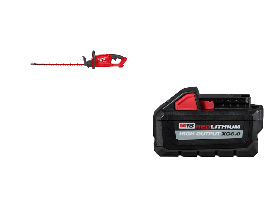Milwaukee 2726-20x6 M18 FUEL 18V 24" Hedge Trimmer w/ 6AH Battery