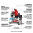 Milwaukee 2739-21HD M18 FUEL 18V 12" Cordless Miter Saw w/ Stand