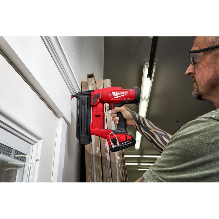 Milwaukee 2746-20x2 M18 FUEL 18 Gauge Brad Nailer Bundle with 2AH Battery