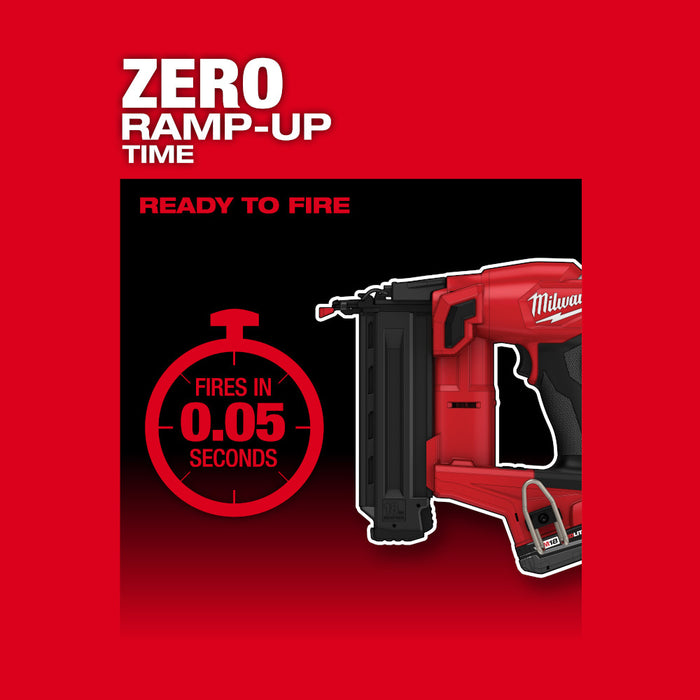 Milwaukee 2746-20x2 M18 FUEL 18 Gauge Brad Nailer Bundle with 2AH Battery