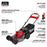 Milwaukee 2823-80 M18 FUEL 18V 21" Self-Propelled Dual Battery Mower - Recon