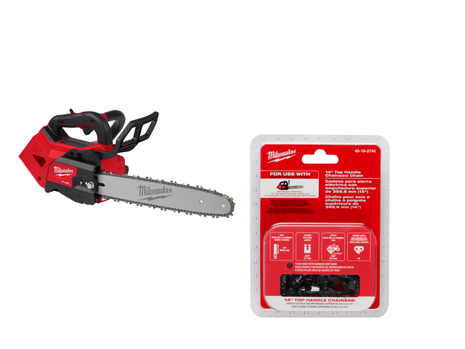 Milwaukee 2826-20TCH M18 FUEL 18V 14" Top Handle Chainsaw - Bare Tool w/ Chain