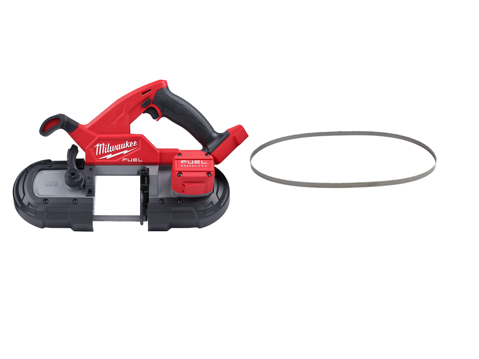 Milwaukee 2829-20ETM M18 FUEL Compact Bandsaw and 3PK 8/10TPI Blades