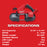 Milwaukee 2829-20ETM M18 FUEL Compact Bandsaw and 3PK 8/10TPI Blades