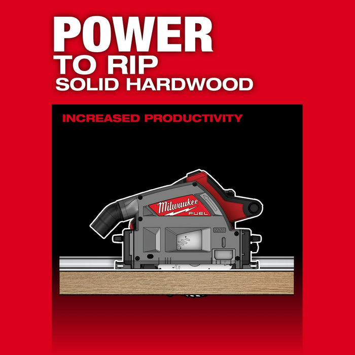 Milwaukee 2831-20x5 M18 FUEL 18V 6-1/2" Plunge Track Saw w/ 5AH Battery