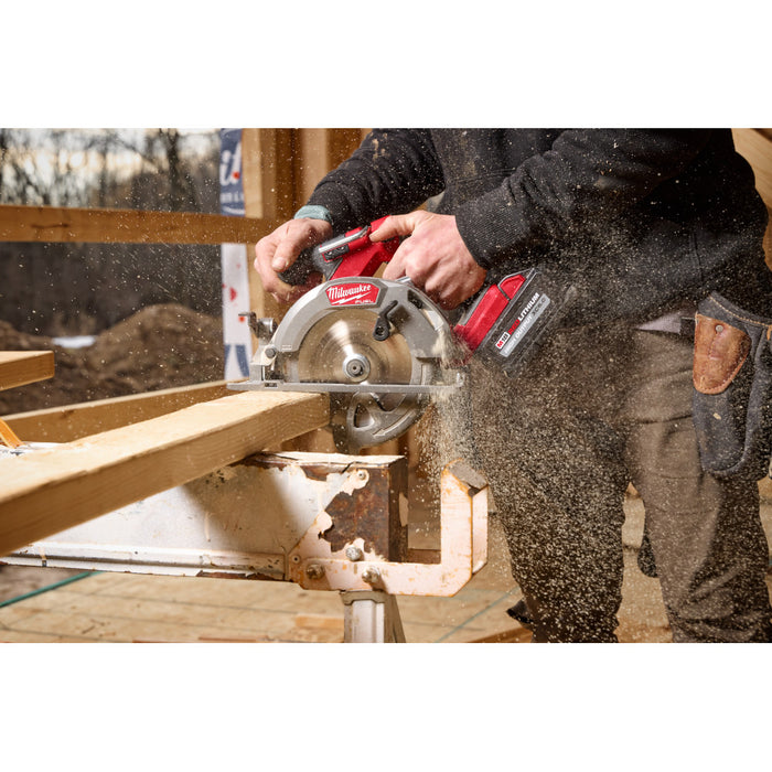 Milwaukee 2833-20x6 M18 FUEL 6-1/2" Circular Saw w/ Extra 6Ah Battery