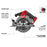 Milwaukee 2833-20x6 M18 FUEL 6-1/2" Circular Saw w/ Extra 6Ah Battery