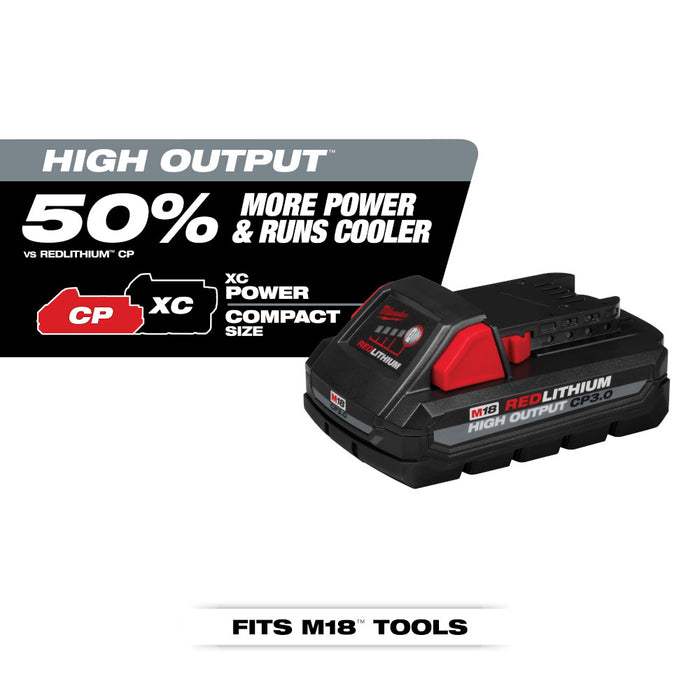 Milwaukee 2839-20x3 M18 FUEL 18V 15 Gauge Finish Nailer w/ 2 - 3AH Batteries