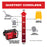 Milwaukee 2840-20B8F M18 FUEL 18V 2 Gallon Compact Compressor w/ 8AH Battery