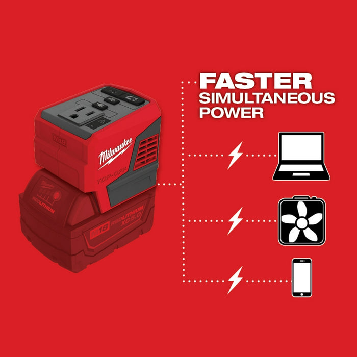 Milwaukee 2846-20BT5 M18 Top Off Power Supply w/ XC5.0 Capacity Battery - 2 PK