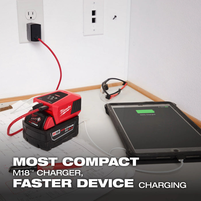 Milwaukee 2847-20 M18 18V TOP-OFF Charger & Power Supply