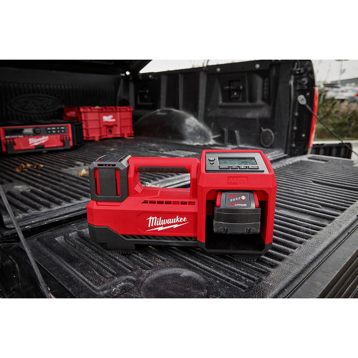 Milwaukee 2848-80 M18 18V Cordless Tire Inflator - Bare Tool - Recon