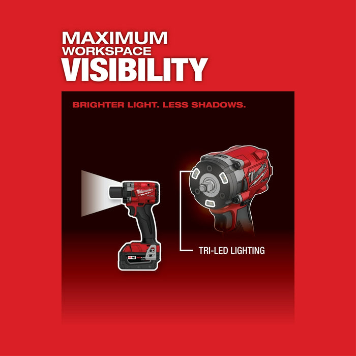 Milwaukee 2854-80 M18 FUEL 18V 3/8" Compact Impact Wrench - Recon - Bare Tool