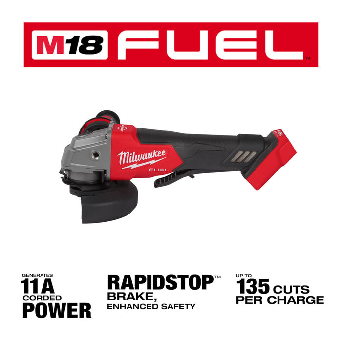 Milwaukee 2880-20BT6 M18 Paddle Switch Grinder w/ XC6.0 Battery - 2 PK