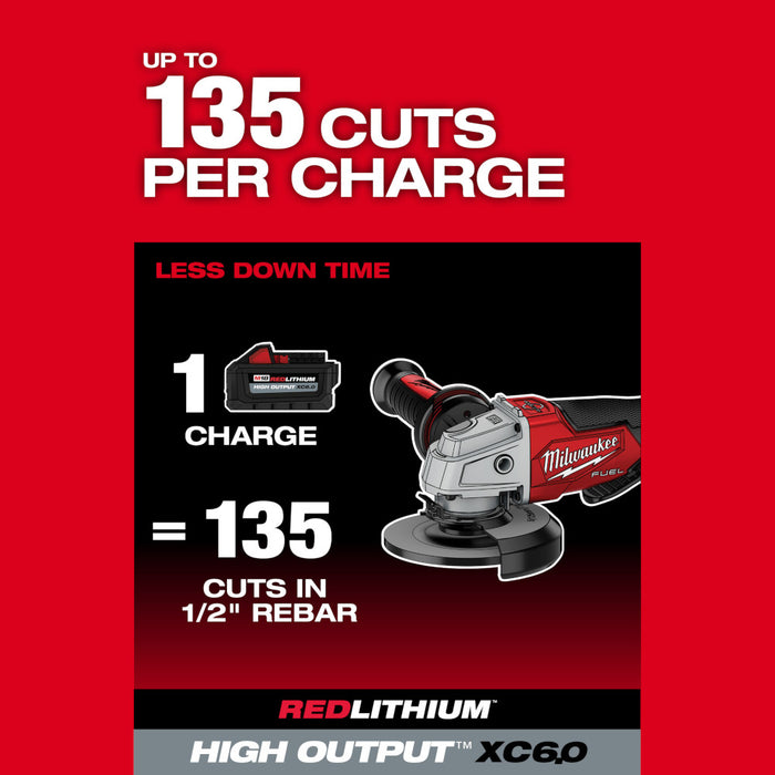 Milwaukee 2880-20BT6 M18 Paddle Switch Grinder w/ XC6.0 Battery - 2 PK