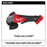Milwaukee 2880-80 M18 FUEL 18V 4-1/2" / 5" Braking Grinder - Recon - Bare Tool