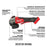 Milwaukee 2888-80 M18 FUEL 18V 4-1/2" / 5" Braking Grinder - Recon - Bare Tool
