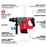 Milwaukee 2917-20 M18 FUEL 1-9/16" SDS Max Rotary Hammer w/ ONE-KEY - Bare Tool