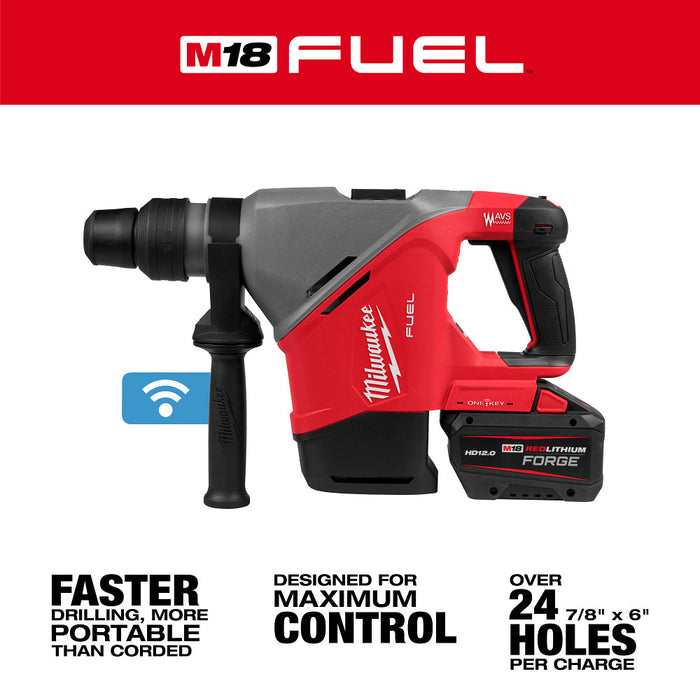 Milwaukee 2917-22HD M18 FUEL 1-9/16" SDS Max Rotary Hammer Kit w/ ONE KEY