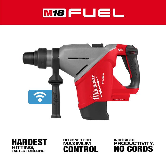 Milwaukee 2918-20 M18 FUEL 1-3/4" SDS MAX Rotary Hammer w/ ONE-KEY - Bare Tool