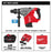 Milwaukee 2918-22HD M18 FUEL 1-3/4" SDS MAX Rotary Hammer Kit w/ ONE-KEY