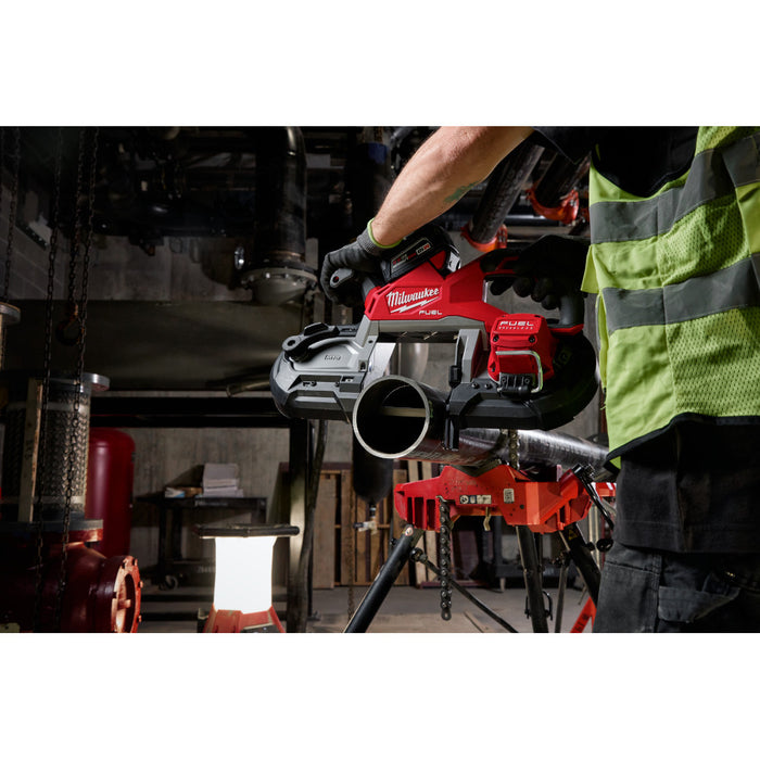 Milwaukee 2929-20ETM M18 FUEL Deep Cut Band Saw and 3PK 8/10TPI Blades