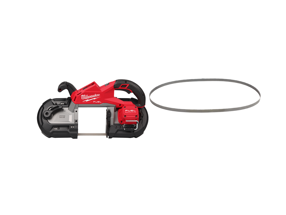 Milwaukee 2929-20ETM M18 FUEL Deep Cut Band Saw and 3PK 8/10TPI Blades