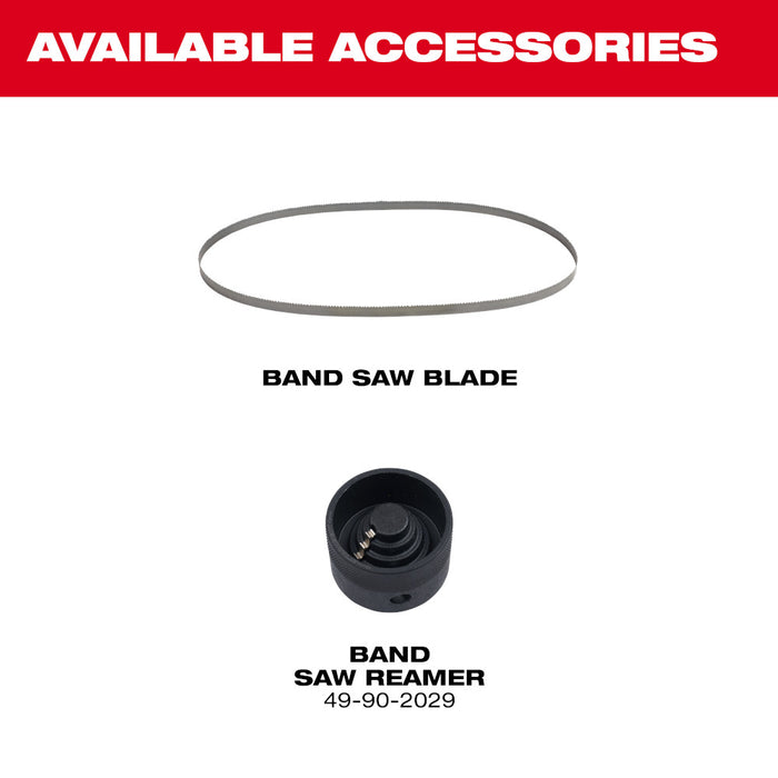 Milwaukee 2929-20ETM M18 FUEL Deep Cut Band Saw and 3PK 8/10TPI Blades