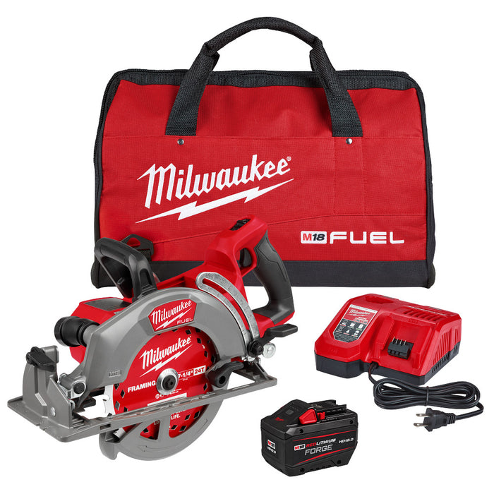 Milwaukee 2930-21HD M18 FUEL 18V 7-1/4" Rear Handle Circular Saw Kit