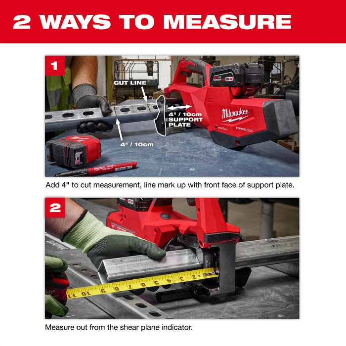 Milwaukee 2933-20 M18 18V FORCE LOGIC Single Channel Strut Shear - Bare Tool