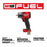 Milwaukee 2960-20GR M18 FUEL 18V 3/8" Li-Ion Impact Wrench w/ 4-1/2"-6" Grinder