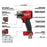 Milwaukee 2960-20GR M18 FUEL 18V 3/8" Li-Ion Impact Wrench w/ 4-1/2"-6" Grinder