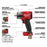 Milwaukee 2962-20BT6 M18 Mid Torque Impact w/ HIGH OUTPUT XC6.0 Battery - 2 PK
