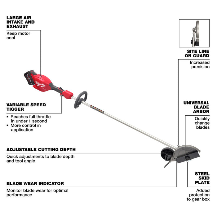 Milwaukee 3011-21HD M18 FUEL 18V Cordless Edger Kit