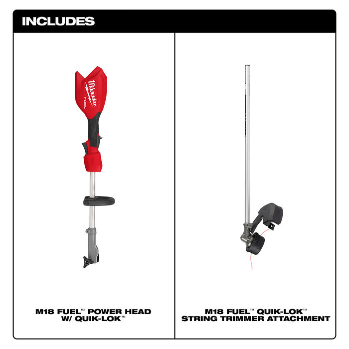 Milwaukee 3016-20ST M18 FUEL 18V String Trimmer w/ QUIK-LOK - Bare Tool