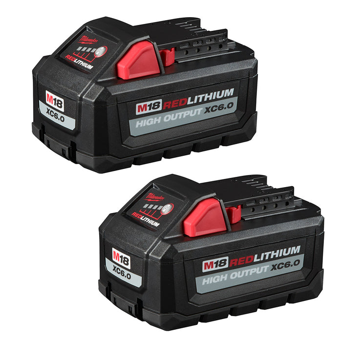 Milwaukee M18 Blower w/ REDLITHIUM HIGH OUTPUT XC6.0 Battery - 2 PK