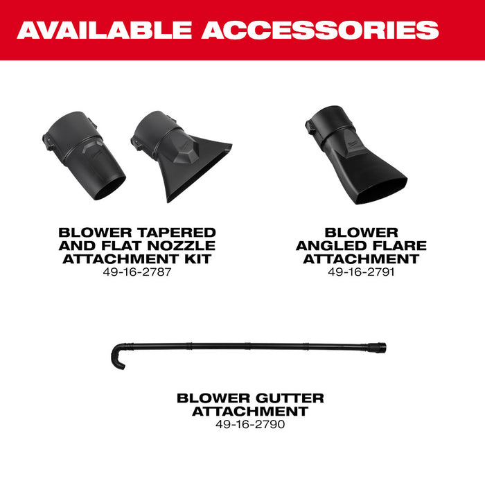 Milwaukee M18 Blower w/ REDLITHIUM HIGH OUTPUT XC6.0 Battery - 2 PK