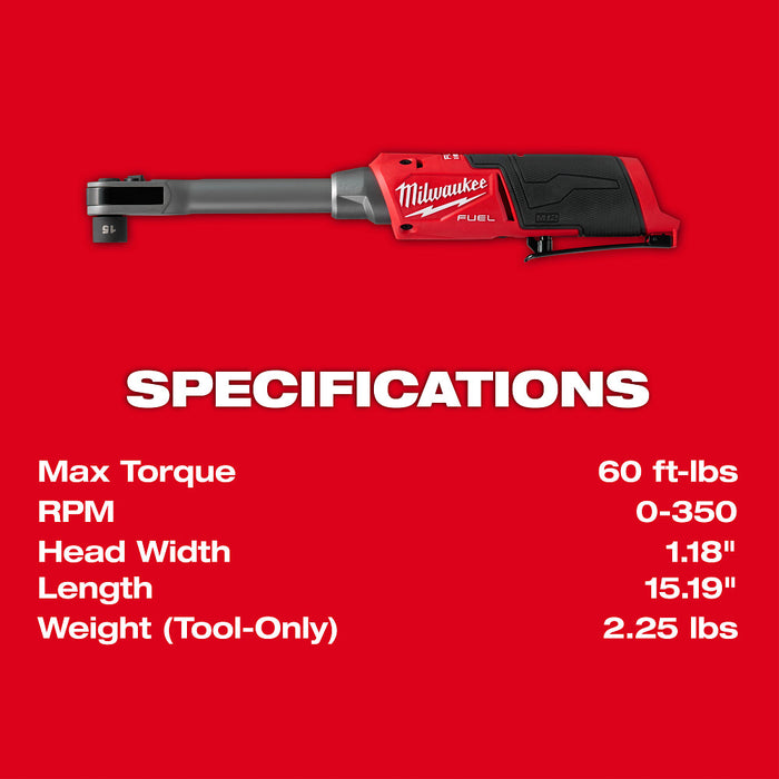 Milwaukee 3050-20X5 M12 FUEL INSIDER 12V Cordless Box Ratchet w/ 5AH Battery
