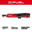 Milwaukee 3052-21 M12 FUEL 12V 1/4" Cordless Li-Ion Ratchet Kit