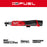 Milwaukee 3053-21 M12 FUEL 12V 3/8" Cordless Li-Ion Ratchet Kit