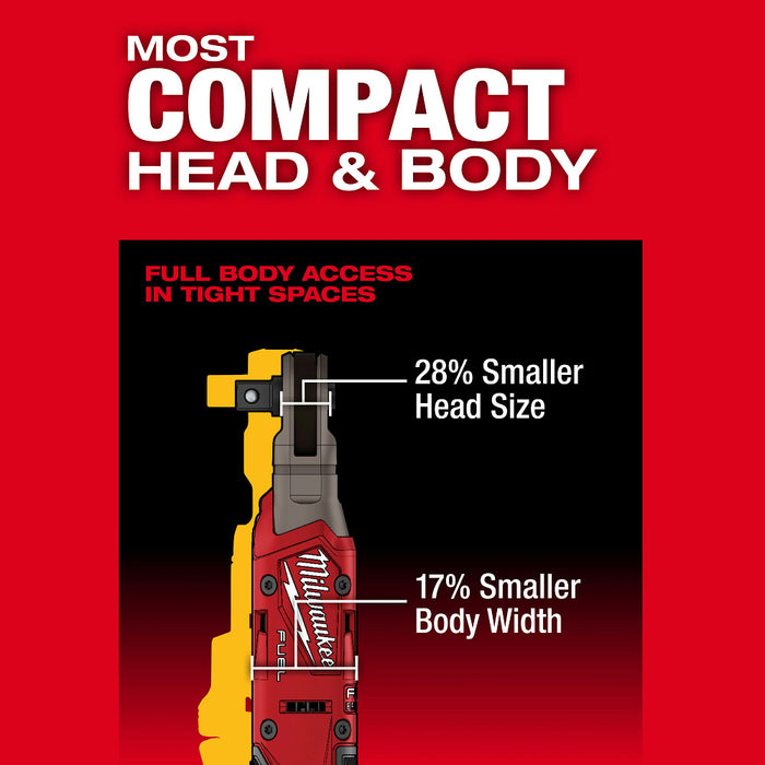 Milwaukee 3054-21 M12 FUEL 12V 1/2" Cordless Li-Ion Ratchet Kit
