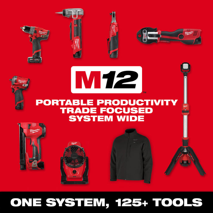Milwaukee 3401-22 M12 12V 3/8" Subcompact Brushless Drill/Driver Kit