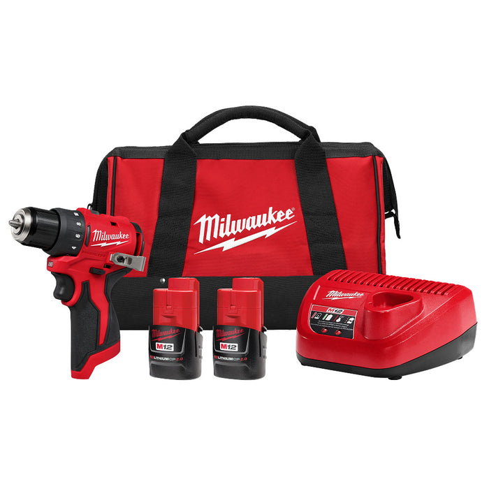 Milwaukee 3401-22 M12 12V 3/8" Subcompact Brushless Drill/Driver Kit