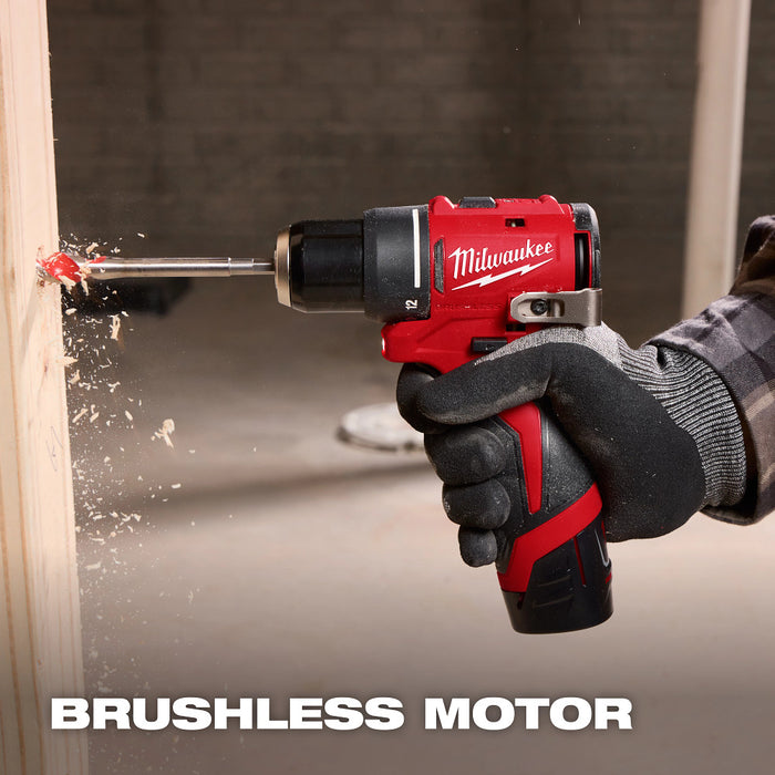 Milwaukee 3401-22 M12 12V 3/8" Subcompact Brushless Drill/Driver Kit