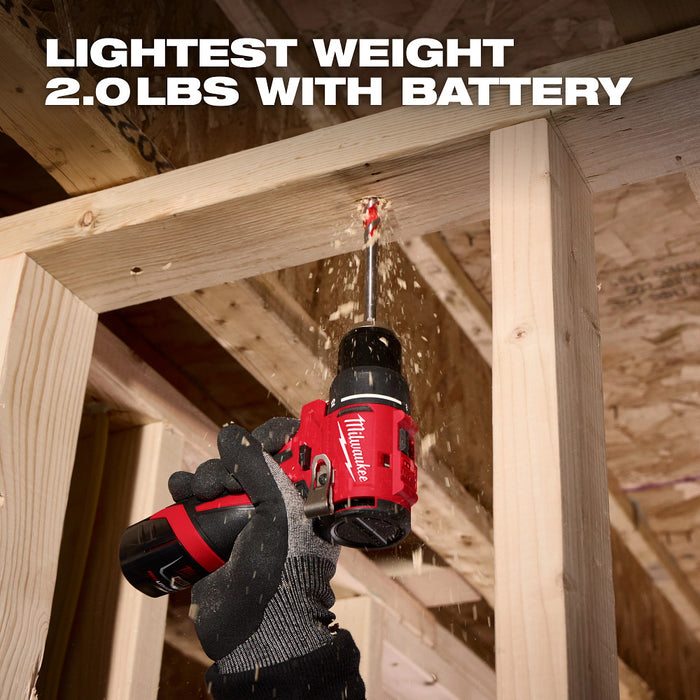 Milwaukee 3401-22x2 M12 Compact Drill Driver Kit w/ Extra 2.5Ah Battery