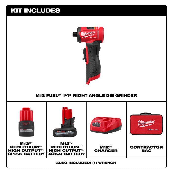 Milwaukee 2486-22 M12 FUEL 12 V Straight DieGrinder Réunion Milwaukee 2486-22 M12 FUEL 12 V Straight DieGrinder Réunion