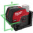Milwaukee 3622-20x2 M12 Green Cross Line and Plumb Points Laser w/ 2AH Battery