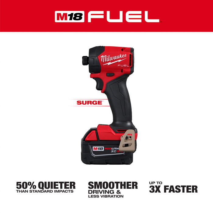 Milwaukee 3799-22 M18 FUEL 18V 2-Tool Cordless Li-Ion Combo Kit w/ AUTOSTOP