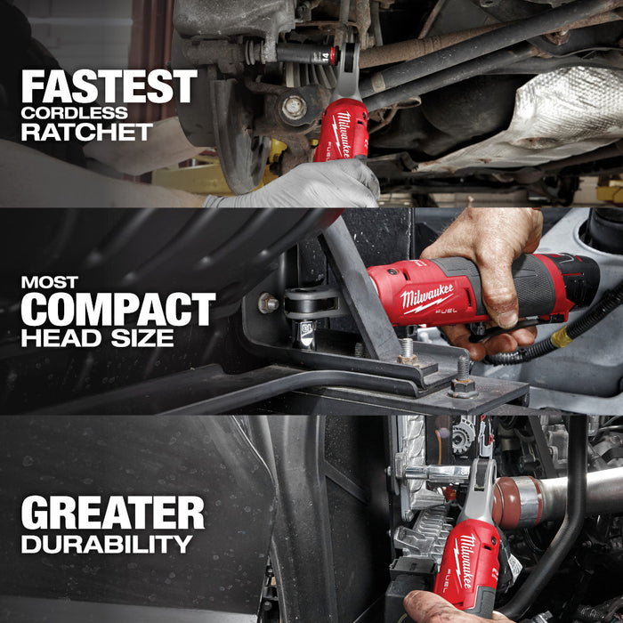 milwaukee 3 8 cordless ratchet with flashlight 3053-21 M12 FUEL 3/8" Kit The M12 FUEL 3/8 Ratchet redefines productivity Milwaukee 3053-20 M12 FUEL 12V