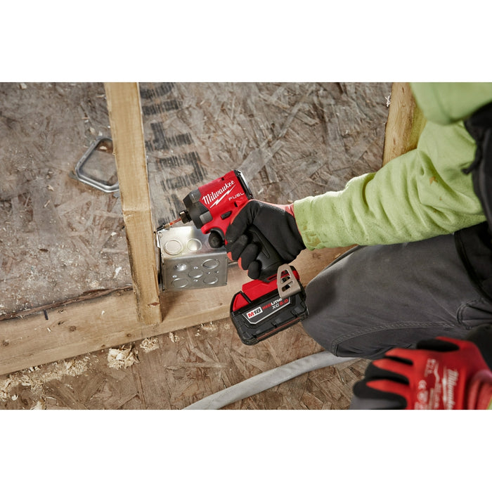 Milwaukee 48-11-1852ID M18 FUEL 18V 1/4" Impact Driver w/ 2-5AH Battery Pack